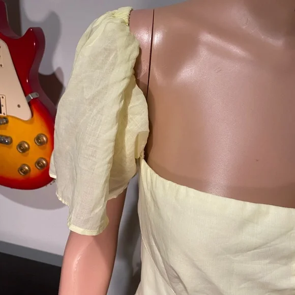 Josiln Frances Cotton dress in solar yellow BnWT size 12 - Picture 10 of 12